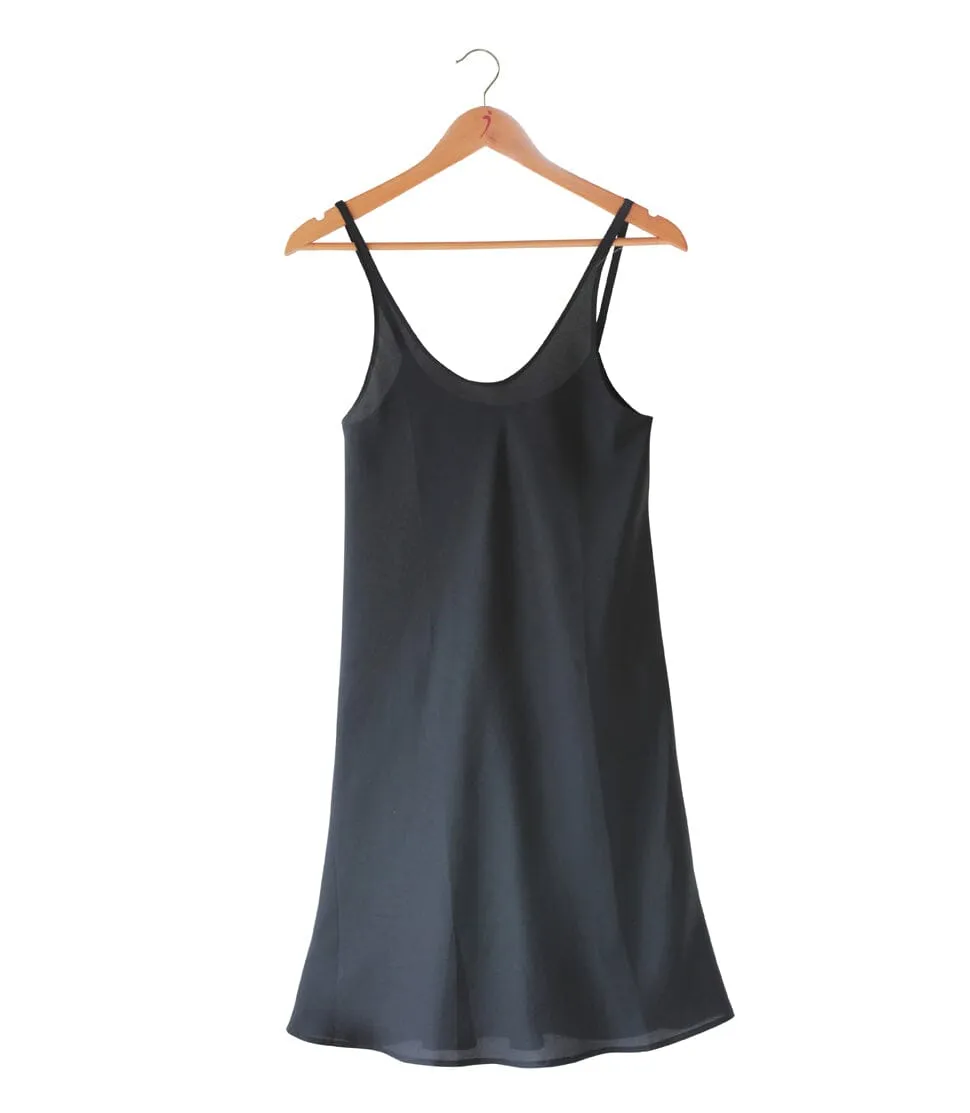 Pure Silk Crepe-de-Chine Slip Dress - Clearance; Shop Second