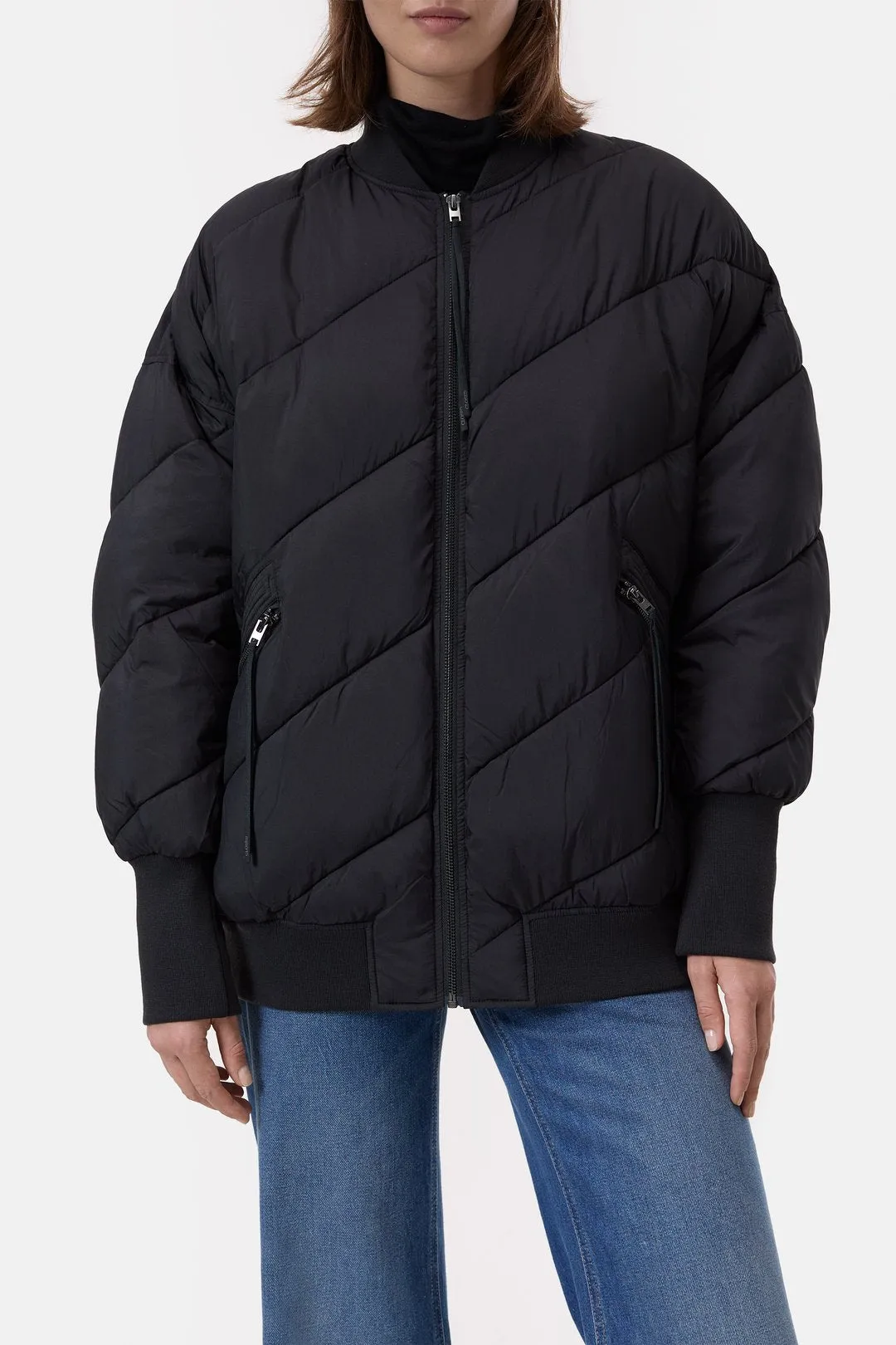 QUILTED JACKET | BLACK