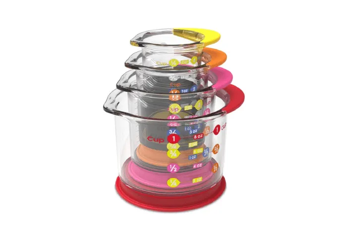 Rainbow Fraction® Liquid Measuring Cups