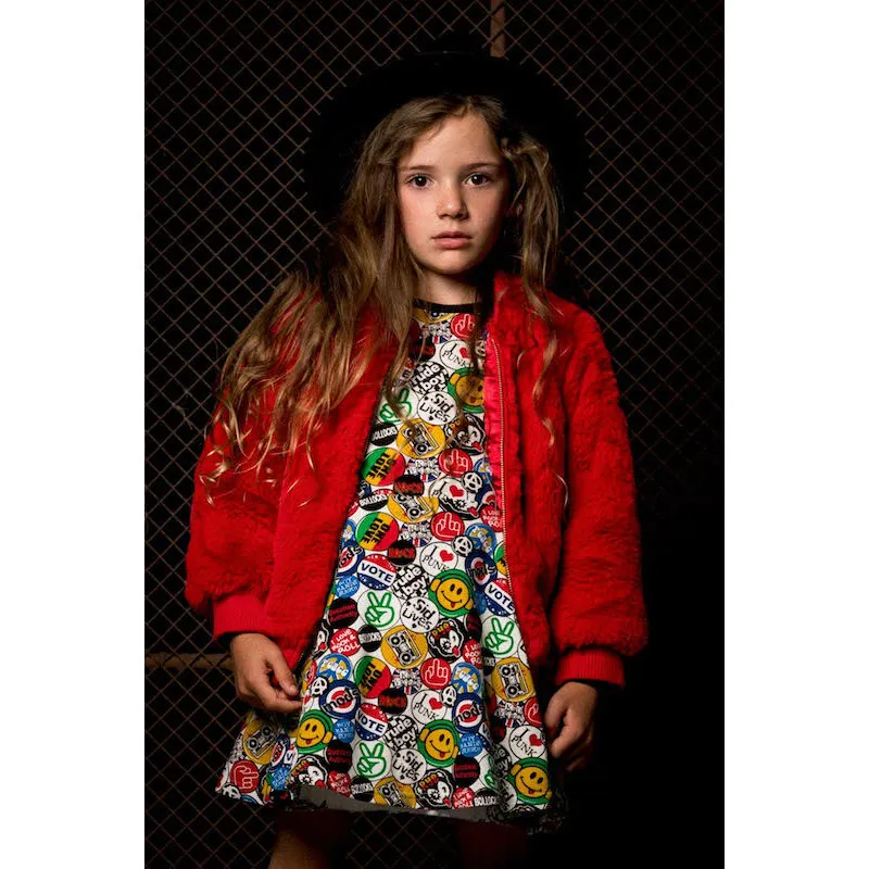 Rock Your Kid Bomber Jacket Red