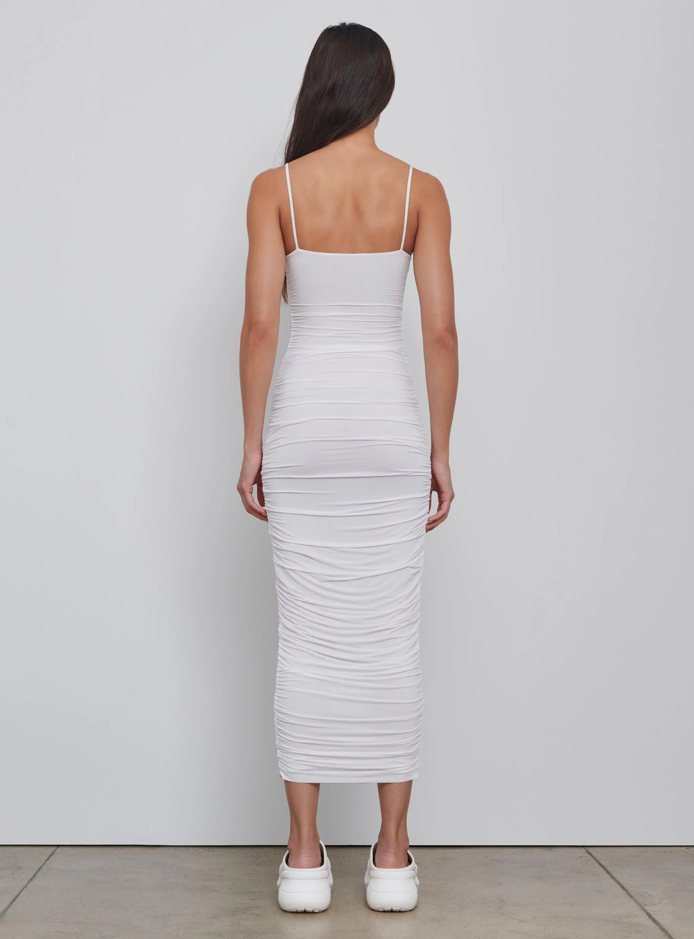 Ruched Slip Dress