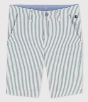 Seersucker Bermuda Shorts