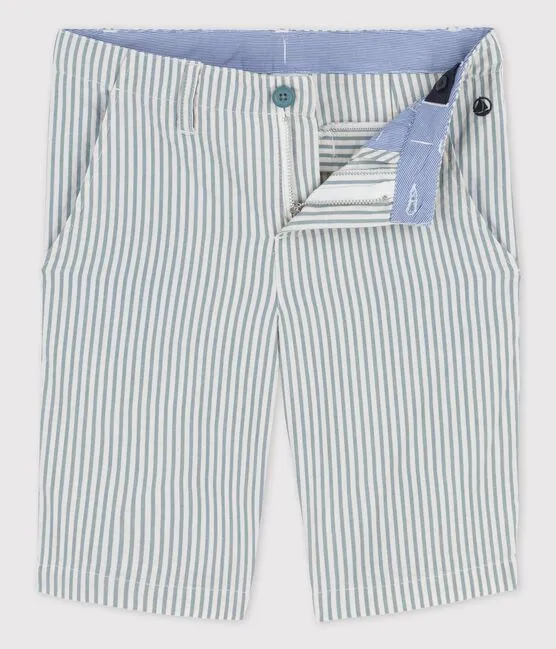 Seersucker Bermuda Shorts