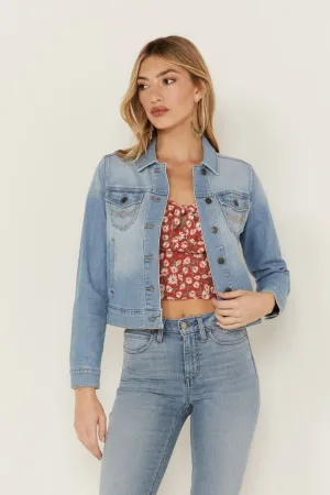 Signature Classic Grapevine Wash Denim Jacket