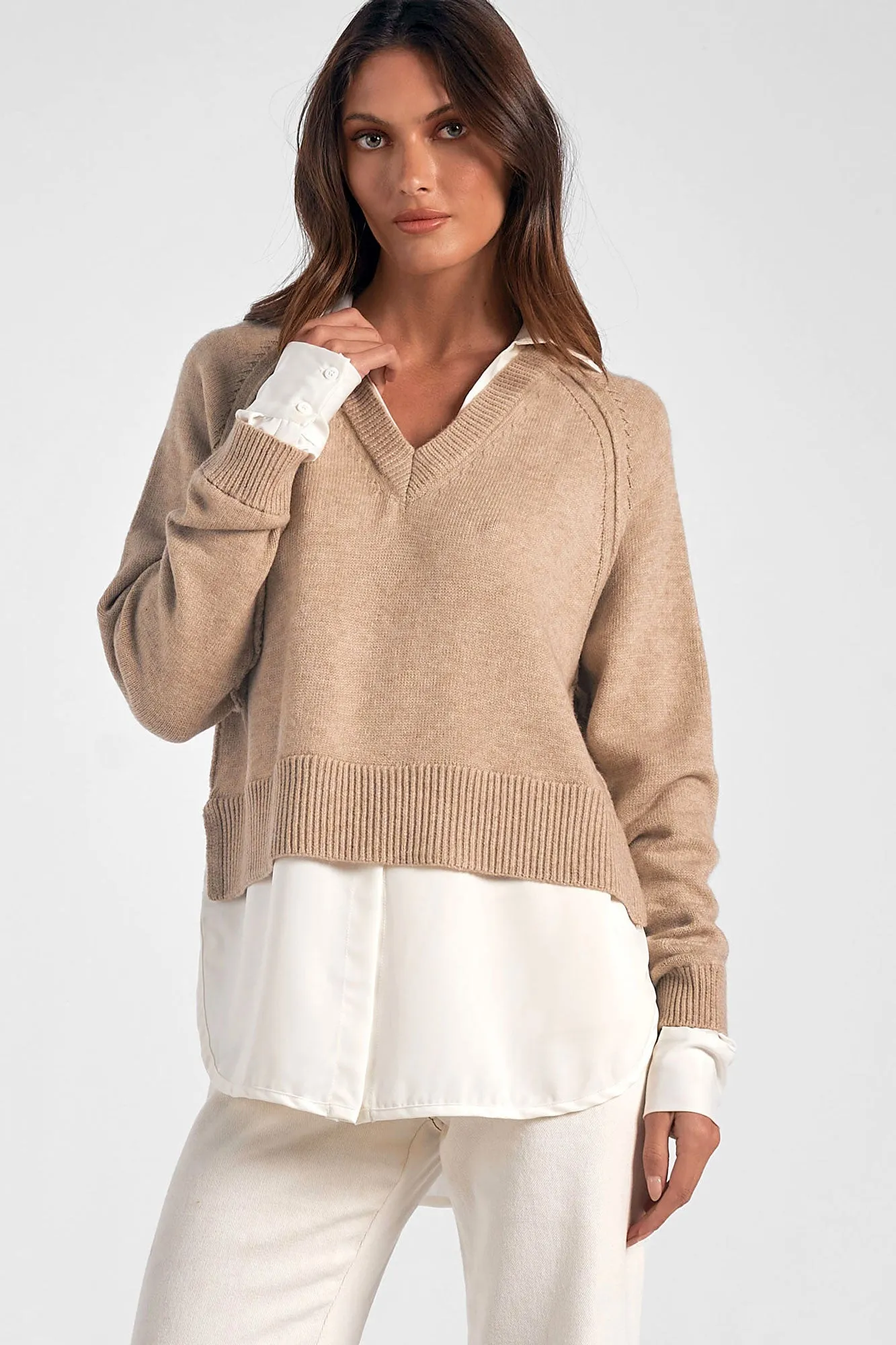 Sweater Blouse Combo