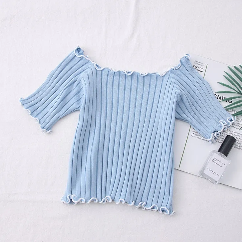 TEEK - Off Shoulder Capri Crop Top