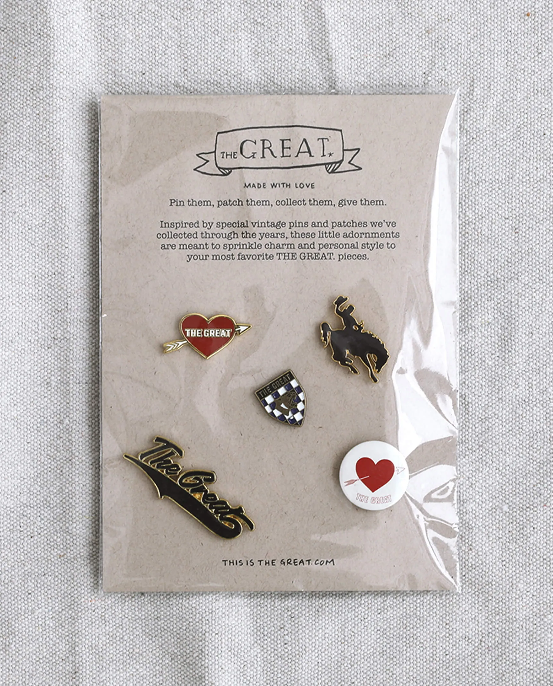 The Great Five Pack Enamel Pins. -- Multi Pack