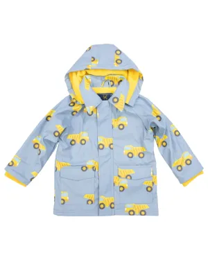 Truck raincoat dusty blue