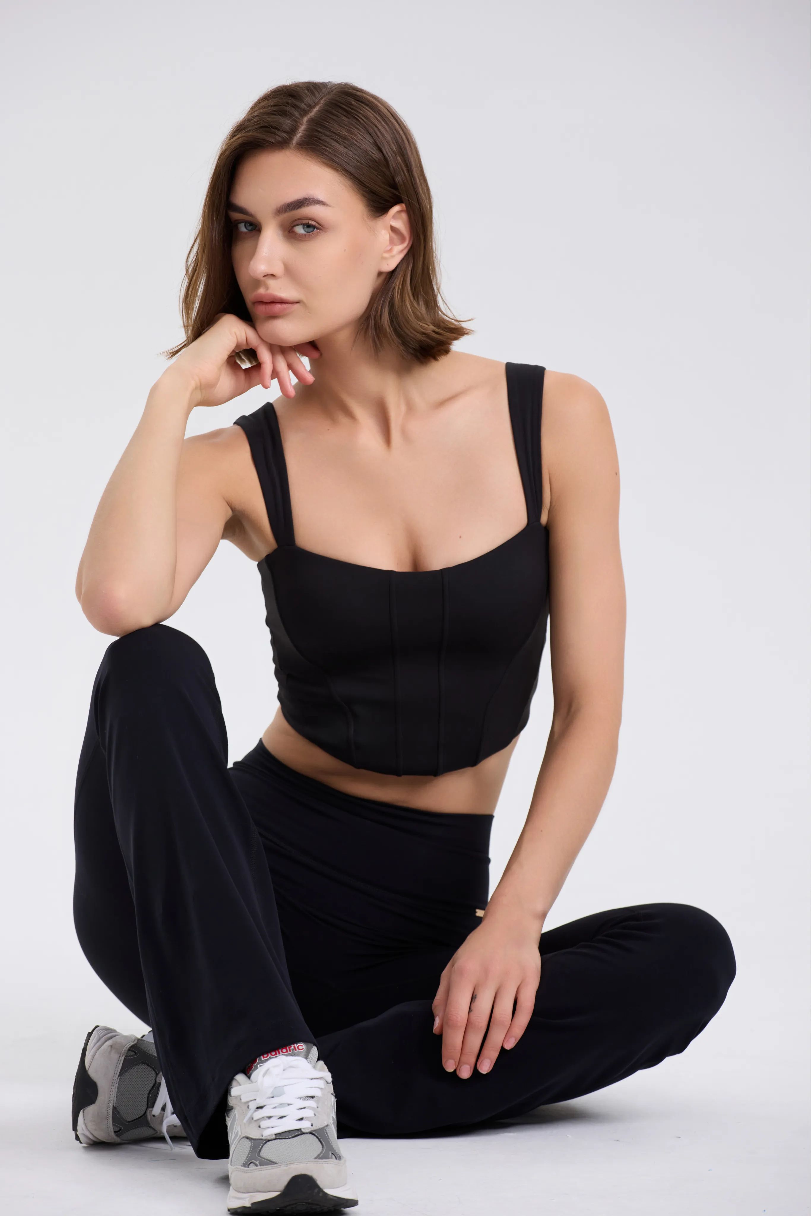 Tyra Corset Top - Black