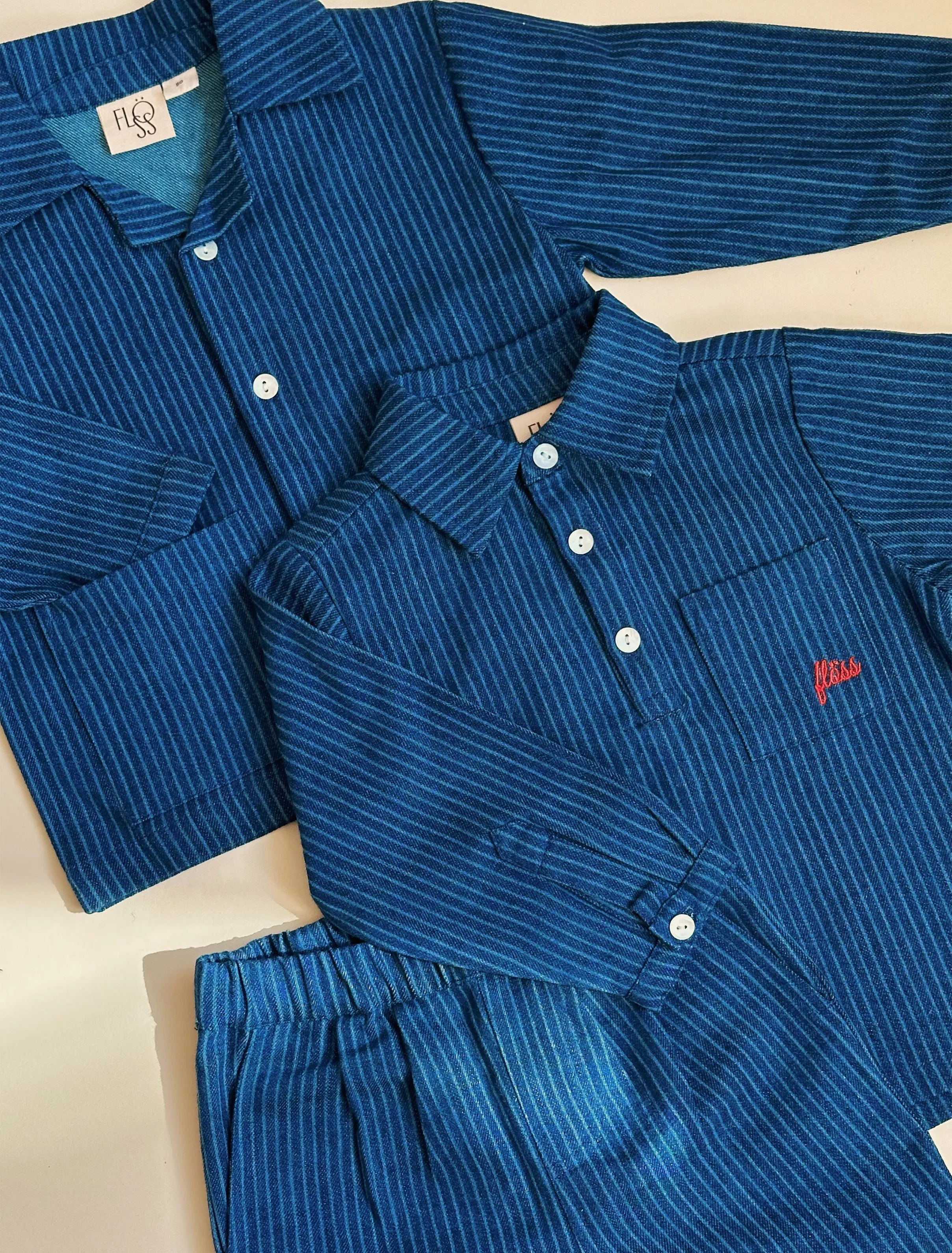 Willy Shirt in Indigo Stripe