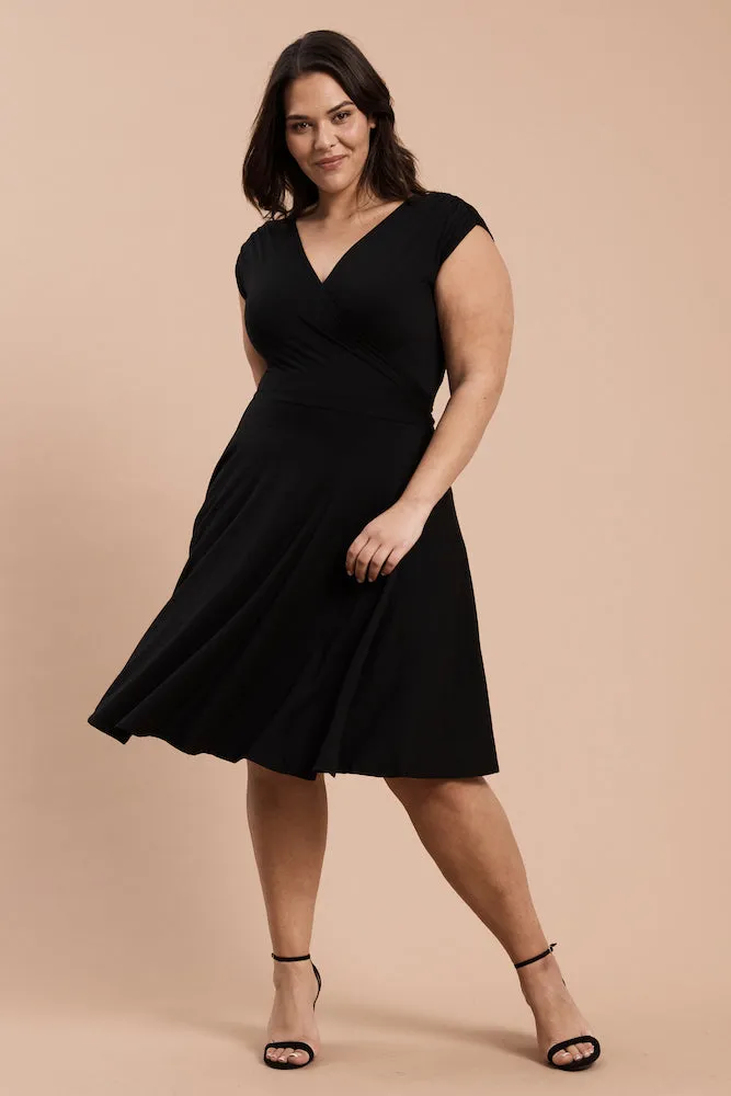 Wrap Dress - Black